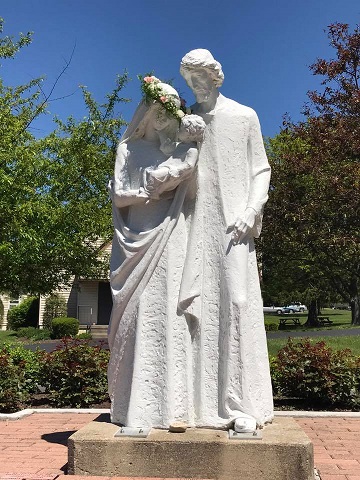 The Holy Family statue